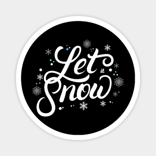 Christmas - let it snow Magnet